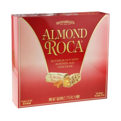 China Luxury Recycled Materials Bon Bon And Tray 12 White Bar Chocolate Bar Packaging Box Nuts Custom for sale