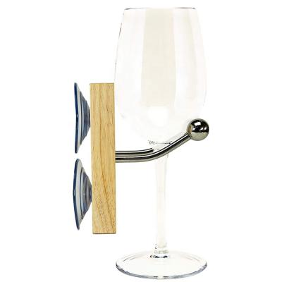 China Contemporary Amazon Shower Red Wine Glass Holder For Bathroom for sale