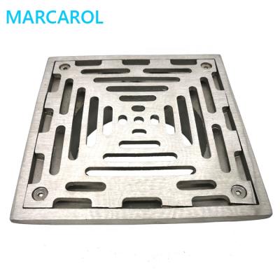 China Modern Cast Iron Stainless Steel Bathroom Floor Drain Grate USA Market for sale