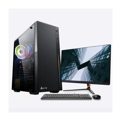 China With Fan Wholesale Transparent Gaming PC Desktop Computer Case With Led Light for sale