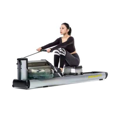 China Universal Enjoy Row Machine Lifetime Seated Water Indoor Rower Max Body Steel Wood Building Dynamics Rowing Machine for sale