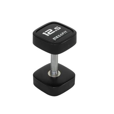 China Plastic Dip In Dumbbell Factory Direct Sales No Smell No Slot CPU Dumbbell Weight 2.5-35kg Square Dumbbell Can Be Used For Home Or Commercial Use for sale