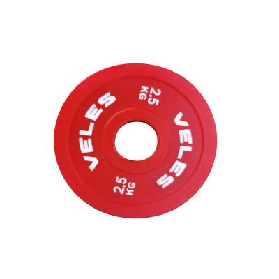 China Hot-selling PU small weight polyurethane buffer solution buffer barbell unified weight universal colorful barbell plate for sale