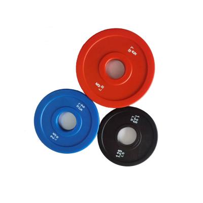 China Well Selling Universal Weight Barbell Plate For Gym Fitness Gym Weight Plate Bumper Plates CPU 1.25LB 2.5LB 5LB for sale