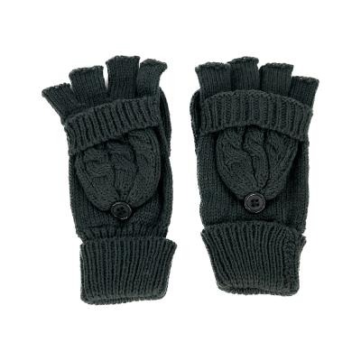 China Wholesale Cute Women Ladies Comfortable Winter Half Finger Computer Magic Knitted Gloves for sale