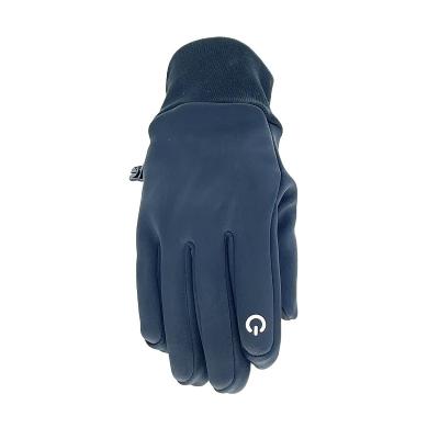 China Comfortable Outdoor Sports Autumn Winter Plush Warm Riding Cold Proof Touch Screen Ski Glove for sale