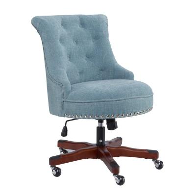 China Farmhouse-chic built-in tufted style task chair for executive or home office for sale