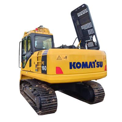 China LOW HOURS KOMATSU Excavator 16 Used Ton Second Hand High Quality Digger Used Excavator Komtasu PC160 Good Condition WORKING HOURS Per Sale Cheap for sale