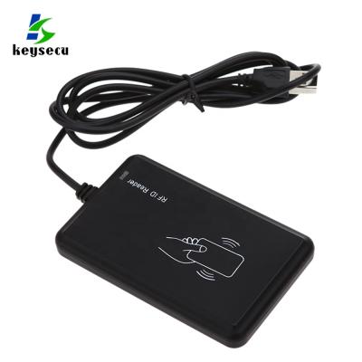 China Access Control RFID Reader USB Port EM4100 TK4100 125khz Identification Sensitivity Smart Card Support Window Linux System for sale