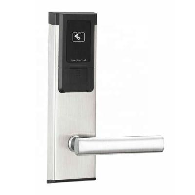 China Hotel Security Door Locks Electronic Hotel Swipe Card Door Lock System With Software for sale