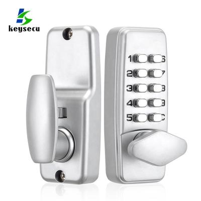 China Keysecu Digital Doors Entry Doors Keyless Password Door Lock Mechanical Code Wood Door Lock With Waterproof for sale