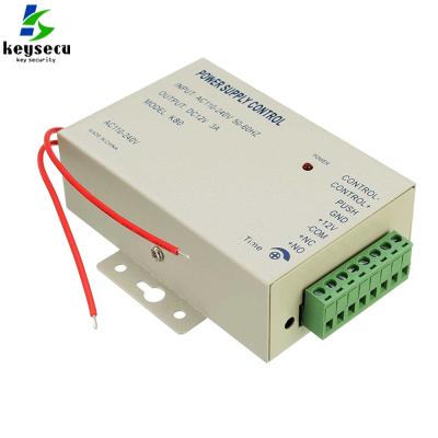 China Access Control Keysecu Access Control Power Supply Controller Output DC 12V 3A / Input AC 110~240V for sale