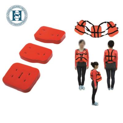 China Red Water Rescue Wholesale NBR 3 Pieces Work Vest For Oil Rig for sale