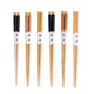 China Sustainable Chopsticks Reusable Chinese Wooden Chopsticks Dishwasher Safe Chopstick Pack of 10 Natural Health for Cooking Eating for sale