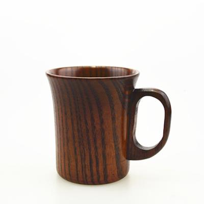 China Sustainable Natural wood cup creative Japanese jujube wood coffee cup handmade small desk cup for sale