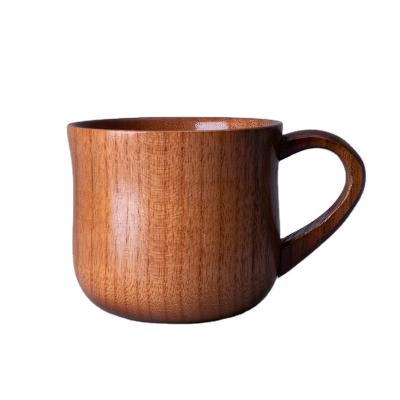 China Sustainable High Quality Eco Friendly Wooden Tea Coffee Cup Natural Acacia Mugs Wood Cups From Vietnam for sale