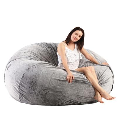 China Comfortable Cover Living Room Sofas Large Bean Bag Memory Foam Removable Giant Bean Bag Chairs Oversized Bean Bag Chair Sofa Bed 5ft 6ft 7ft 6ft for sale