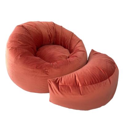 China 2022 New Products Modular Modern Removable Moon Bean Bag Sofa For Living Room for sale