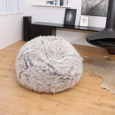 China 2022 Hot Selling Sofa Bed Faux Fur Bean Bag Chair Bed For Living Room Furniture Luxury for sale