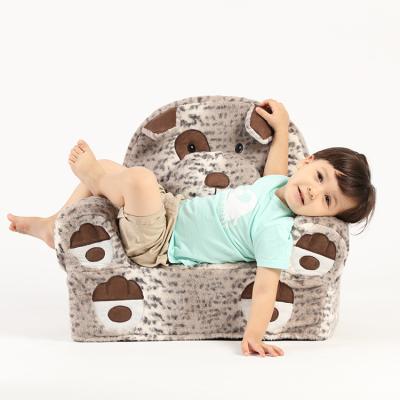 China 2021 modern style cheap fashion cute bear shape foldable kids chair animal sofa design foam sofa furniture for sale