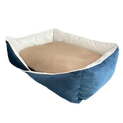 China Helios Factory Direct Indoor Pet Bed Comfort Viable Dog Bed for Pet Velvet Pet Beds for Dogs and Cats Sleeping for sale