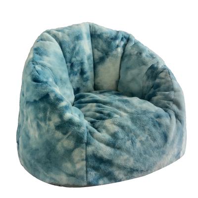 China New Design Pumpkin Removable Bean Bag Chair Furniture Living Room Cover Soft Gradient Sofa For Adult Kids for sale