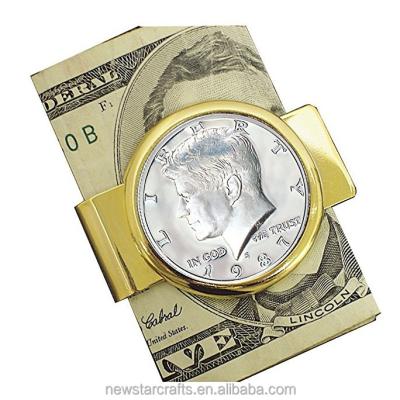 China China High Quality Gold Plated Liberty Coin Silver Clip for sale