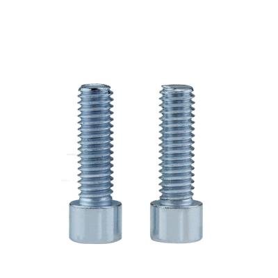 China Custom High Quality Stainless Steel Carbon Steel Plated With Blue Zinc Hex Socket Bolts for sale