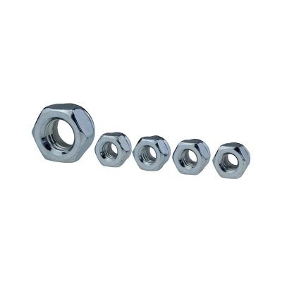 China heavy industry manufacturer china professional oem carbon steel blue galvanized hex nut for sale