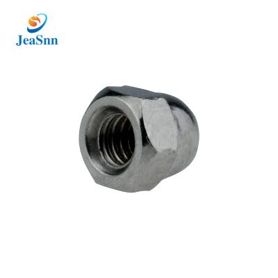 China Health Care Factory Diret Sell Customized Good Quality Stainless Steel Hexagon Dome Cap Nuts for sale