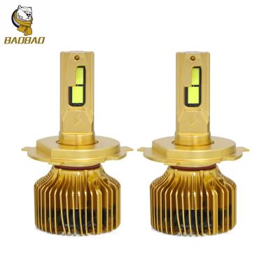 China H4 H11 9005 9006 H3 Goldene Gehäuse Automobil Universal-LED-Glühlampe zu verkaufen