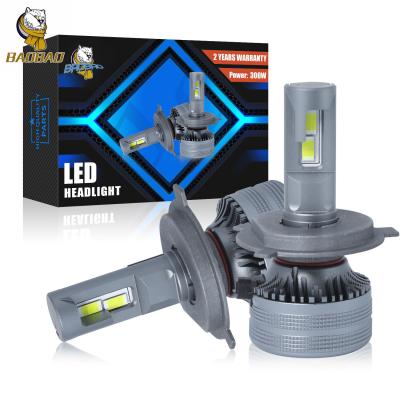 China 100W H4 H7 H11 White Silver Universal T2 Car Interior LED Headlight Bulb for sale