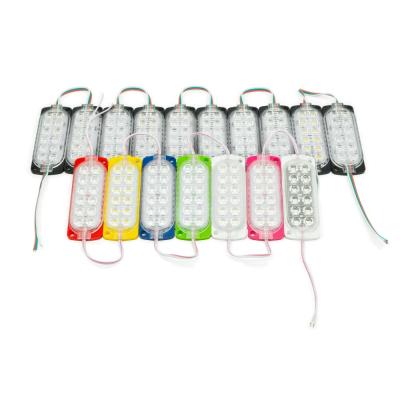 China Yellow Green Blue Pink Flash 12 Beam LED Module Light Accessories for sale