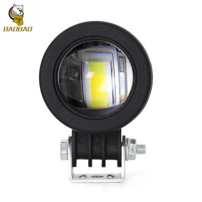 China 10W 80V Aluminum White Yellow Flash LED Lamp Motorcycle Spotlight for sale