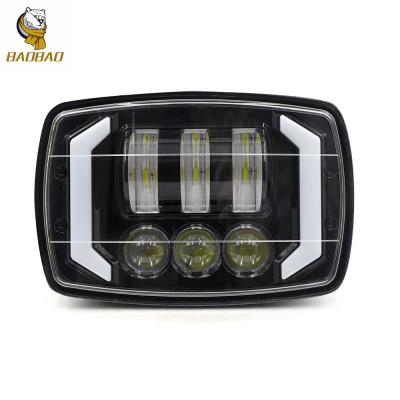 China 4 polegadas Harley Branco Amarelo Disponível LED Fancy Far Light Para Bicicleta à venda