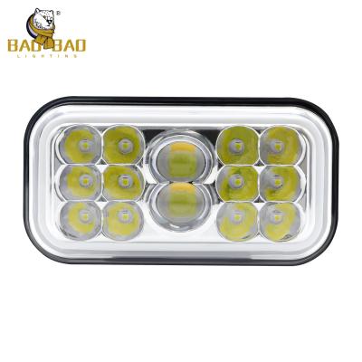 China 14 Perlas Blanco Amarillo Aluminio 80V faro LED Partes de bicicleta disponibles en venta