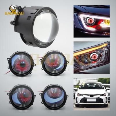 China Red Blue Cute Demon Eye Available Car Headlight Interior Decoration for sale