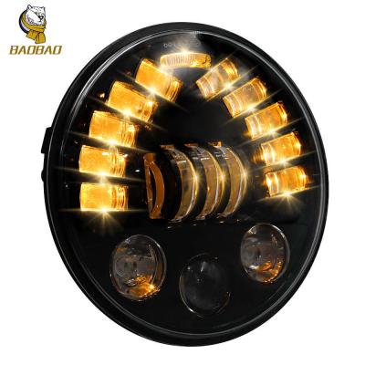 China Alumínio 5,75 polegadas de farol alto farol baixo farol branco amarelo modificado farol LED à venda