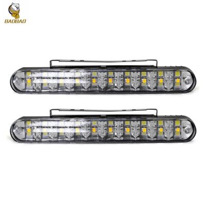 China Waterproof Driving Headlight Lamp White Yellow DRL LED Daytime Running Lights for sale