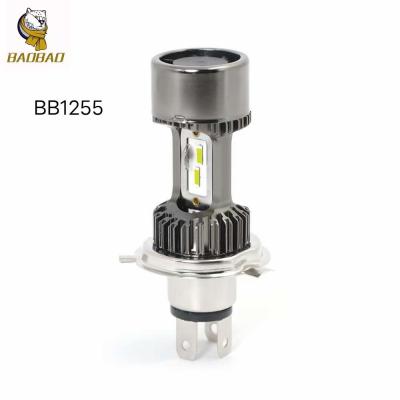 China Bulbo LED H4 de 12 V de metal blanco con ventilador de luz interior de motocicleta en venta