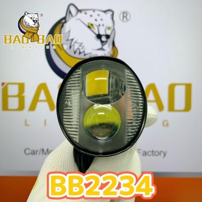 Cina 2 Bead Metal White Yellow Dual Color Mini Driving LED Light CG125 Modified in vendita