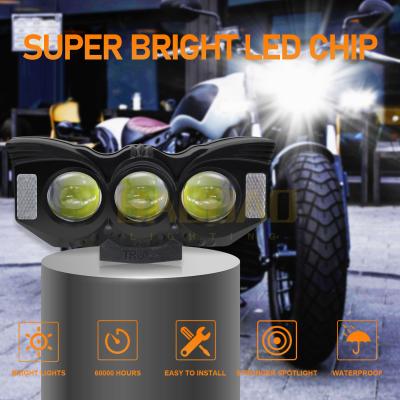 Cina Proietto di plastica Luce Bianco Giallo Doppio Colore Motociclista Fog Light in vendita