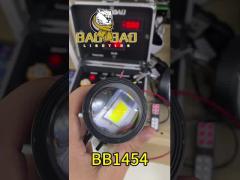 Aluminum Casing Yellow White Flash 24V Motorcycle LED Spotlight