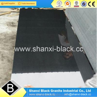 China Polished Shanxi Black Black Granite Monuments Tombsotne Slabs China Premium Black Granite Granite Shanxi Granite Tiles for sale