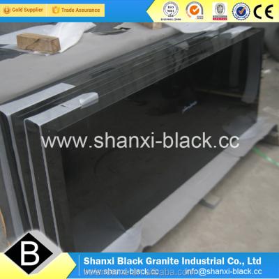 China EUROPEAN Absolute Black Memorial Tombstone Headstone Factory Black Shanxi Monuments Black Granite Monuments Granite for sale