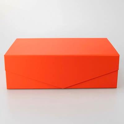 China Handmade Folding Package Flap Lid Packaging Paper Packaging Boxes Cost Effective For Small Business Gift Box Makeup EVA Tape for sale