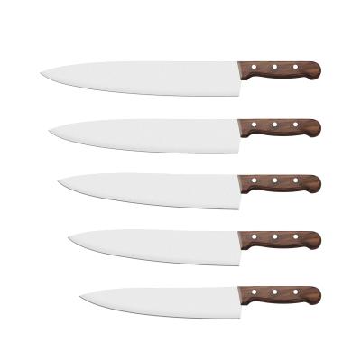 China LiBL Disposable Full Size Slaughter Knife With Wooden Handle for sale