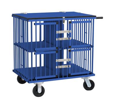 China Wholesale Medium Size KB-512 Dog Show Trolley Cage Viable Portable Pet Carriers for sale