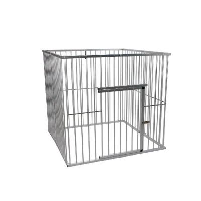 China EP-4424 Sustainable Outdoor Folding Square Dog Play Pen Aluminum Pet Show Exercise Pen For Different Breeds for sale