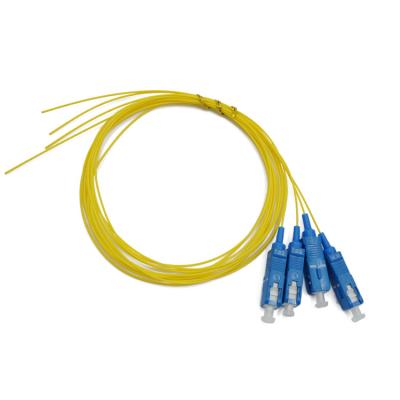 Cina cavo a fibra ottica duplex della treccia dello Sc Upc del cavo di toppa del PVC G652d di 1m 0.9mm in vendita